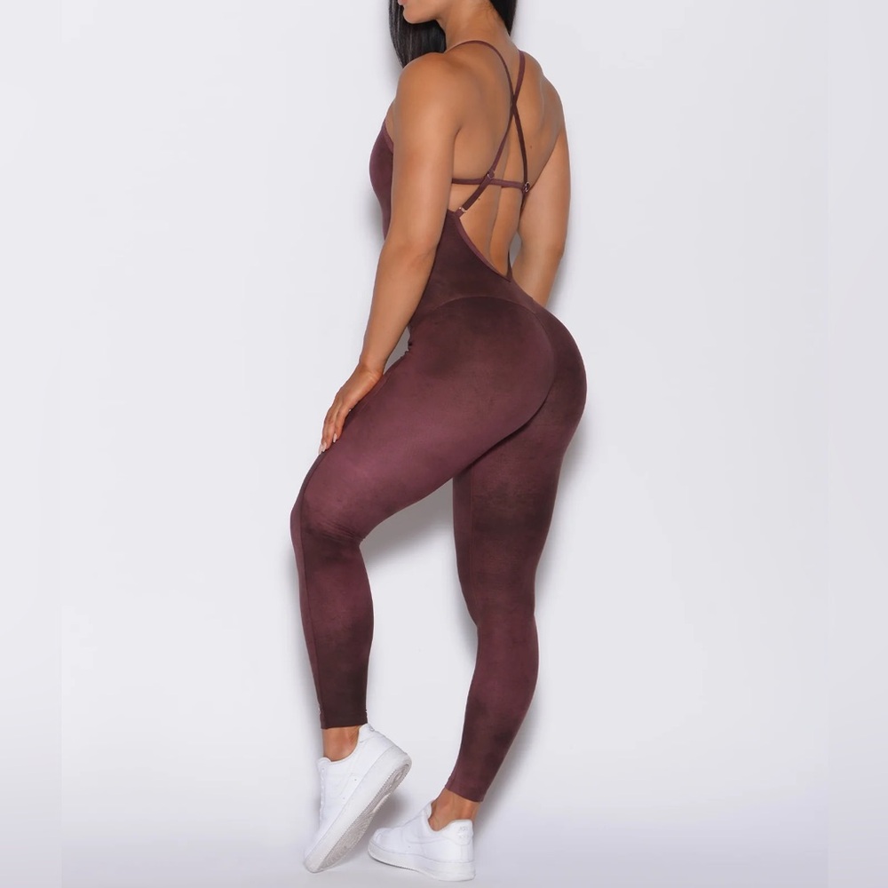 Bombshell Sportswear Sculpt Bodysuit, Vintage Port